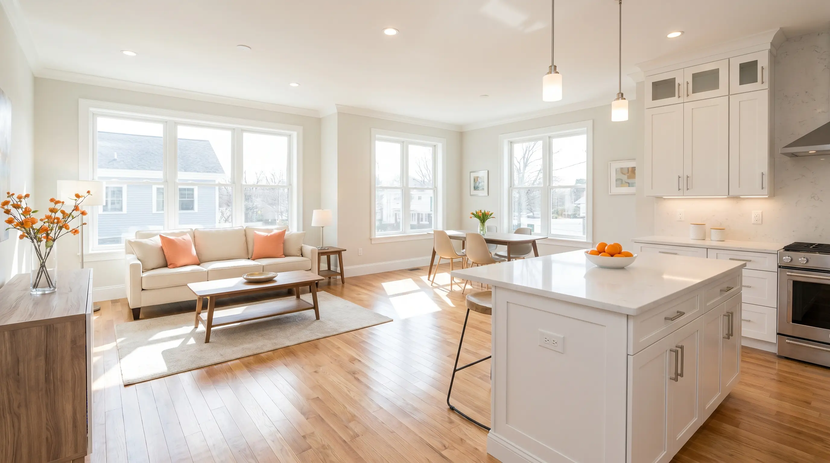Professional house cleaning in St. Louis — bright, spotless home interior