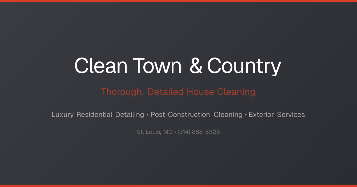 House Cleaning & Restoration St. Louis | CTC